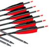 Spine 700 Arrow 24 Inch Arrow Target Practice Arrow Hunting Arrow Carbon Arrows Compound Bow Recurve Bow Adult Youth Archery Indoor Outdoor Shooting Field Tip 12pc view 4