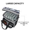 TOURIT Cooler Bag 24/35/46-Can Insulated Soft Cooler Portable Cooler Bag 14.6/24/32L Large Lunch Cooler for Picnic, Beach, Work, Trip (Grey, 46can/32L) view 4