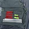 5 Person Tipi Tent Ultralight 20D Silicon-Nylon with Snow Skirt Tent 14.43 x 14.43 x 6.88 FT Height 6.88 FT Adjustable Weight 4.4lb (Green Grey) view 3