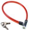 Juvielich Anti Theft Bike Lock 2ft.x12mm Bike Cable Lock with 2 Keys High Security Cable Lock Coiled Bike Lock for Outdoor Equipment, Bicycles, Scooters, Fence, Gate,Red 620 x 12mm view 1