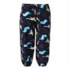 Agoky Girls Elastic Waist Yoga Pants Comfy Vintage Dance Pilates Bloomers Bohemian Harem Pants Beach Trousers Activewear Dinosaur 11-12 Years view 2