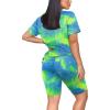 Maryia 2 Piece Outfits for Women V-Neck Yoga Top Blouse and Bodycon Cropped Short Pants Set High Waist Workout Tracksuit view 4