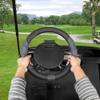 10L0L 13 Inch Golf Cart Steering Wheel Covers for EZGO TXT&RXV, Upgraded Microfiber Anti-Slip Steering Wheel Cover with Pu Leather view 3