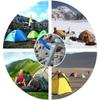 8 Pack Tent Stakes Heavy Duty 12 inch Steel Tent Pegs for Camping Unbreakable and Inflexible-Silver view 4