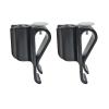 2PCS Golf Club Bag Clips On Putter Clamp Holder Organizer Value Durable Plastic Black Putting Clip Golf Accessories for Men Women Golfer view 1