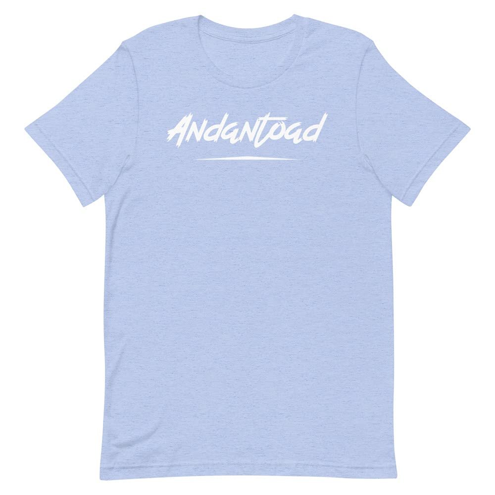 ANDANTOAD Short-Sleeve Unisex T-Shirt Heather Blue