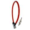 Juvielich Anti Theft Bike Lock Bike Cable Lock with Keys High Security Cable Lock Coiled Bike Lock 2 Keys Red 640 x 10.5mm view 1