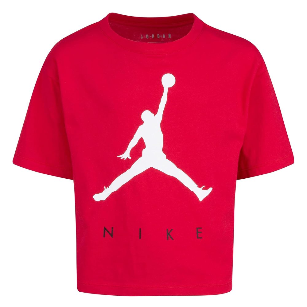 Jordan Girl's Jumpman by Nike Tee (Little Kids/Big Kids) Very Berry LG (12-14 Big Kid)