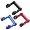 Bicycle Accessories 10cm Bike Handlebar Extender Bicycle Light Holder Carbon Fiber Lamp Computer Stand Bike Parts (Color : Blue) view 2