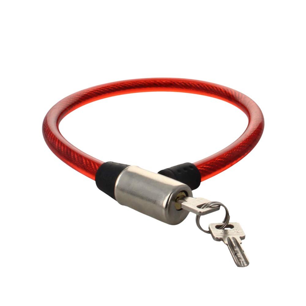 Juvielich Anti Theft Bike Lock Bike Cable Lock with Keys High Security Cable Lock Coiled Bike Lock 2 Keys Blue 640 * 10.5mm