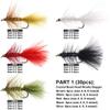 wifreo 30/90PCS Wooly Bugger Fly Fishing Lures Streamer Assortment with Waterproof Fly Box view 3