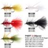 wifreo 30/90PCS Wooly Bugger Fly Fishing Lures Streamer Assortment with Waterproof Fly Box view 4