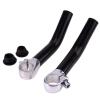 Bicycle Accessories 10cm Bike Handlebar Extender Bicycle Light Holder Carbon Fiber Lamp Computer Stand Bike Parts (Color : Brown) view 1