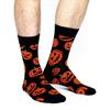 Good Luck Sock Men's Halloween Pumpkins Socks, Big & Tall, Shoe Size 13-17 view 2