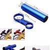 Bicycle Accessories Single Pole Cycling Handlebar Extender,Mount Lamp Flashlight Bracket Holder Bicycle Racks Light Carbon Tube Extension Bike Parts (Color : Red) view 2