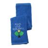 PWHAOO Pickleball Towel Peace Love Pickleball Embroidered Sports Teem Hand Towel Gift for Pickleball Player (Peace Love Pickleball) view 1