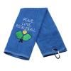 PWHAOO Pickleball Towel Peace Love Pickleball Embroidered Sports Teem Hand Towel Gift for Pickleball Player (Peace Love Pickleball) view 2
