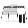 Fireflowery 7 x 7 Pop Up Canopy Tent, Portable Shelter Canopy w/Backpack, Outdoor Instant Canopy Tent, Lightweight & Compact for Hiking, Fishing, Camping, Picnic (7'x7' Base, 6'x6' top) view 1