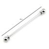 2-Piece Collar Pin & Bar Set - Shirt Collar Tie Pins for Men - Wedding & Business (Silver, Golden) view 2