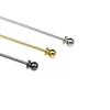 2-Piece Collar Pin & Bar Set - Shirt Collar Tie Pins for Men - Wedding & Business (Silver, Golden) view 3