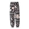 Jizyo Girls Boys Vintage Happie Harem Pants Elastic Waist Summer Beach Trousers Yoga Sports Dance Pilates Bloomers for 3-12Y Chain Elephant 3-4 Years view 2