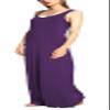 Urban CoCo Women's Scoop Neck Solid Sleeveless Summer Beach Tank Top Casual Maxi Dress Purple view 4