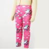 FEESHOW Kids Girls Summer Stretchy Athletic Cartoon Leggings Elastic Waistband Slim Fit Pants Trousers for Yoga Sports Hot Pink 5-6 Years view 4