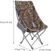 XIXIDIAN Folding Camping Chair, Fishing Stool Single Outdoor Folding Chair Camping Portable Sitting and Lying Dual-Purpose Beach Chair,for Camp, Picnic, Hiking (Color : B) view 2
