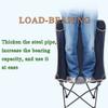 XIXIDIAN Folding Camping Chair, Fishing Stool Single Outdoor Folding Chair Camping Portable Sitting and Lying Dual-Purpose Beach Chair,for Camp, Picnic, Hiking (Color : B) view 4