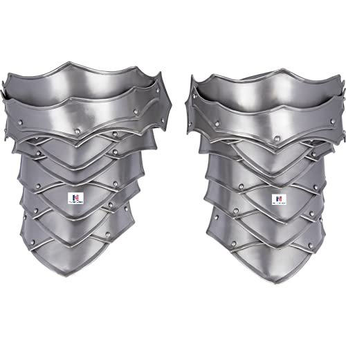 Nautical-Mart Rikomer Steel Spaulders (Silver)