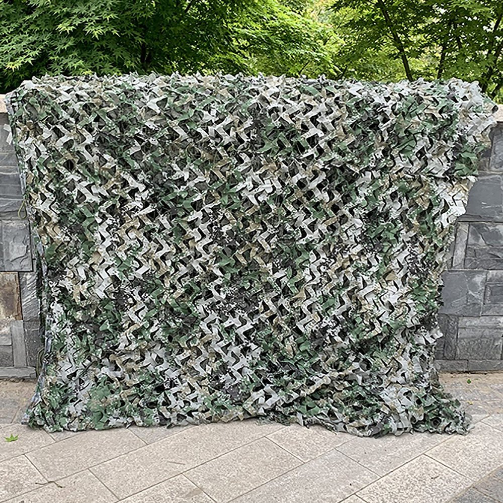 FMNV Camouflage Net, Outdoor Military Camo Netting, Camouflage Tarp Mesh Net, for Hunting, Theme Decoration, Sun Shade, Theme Party, Camping, Garden