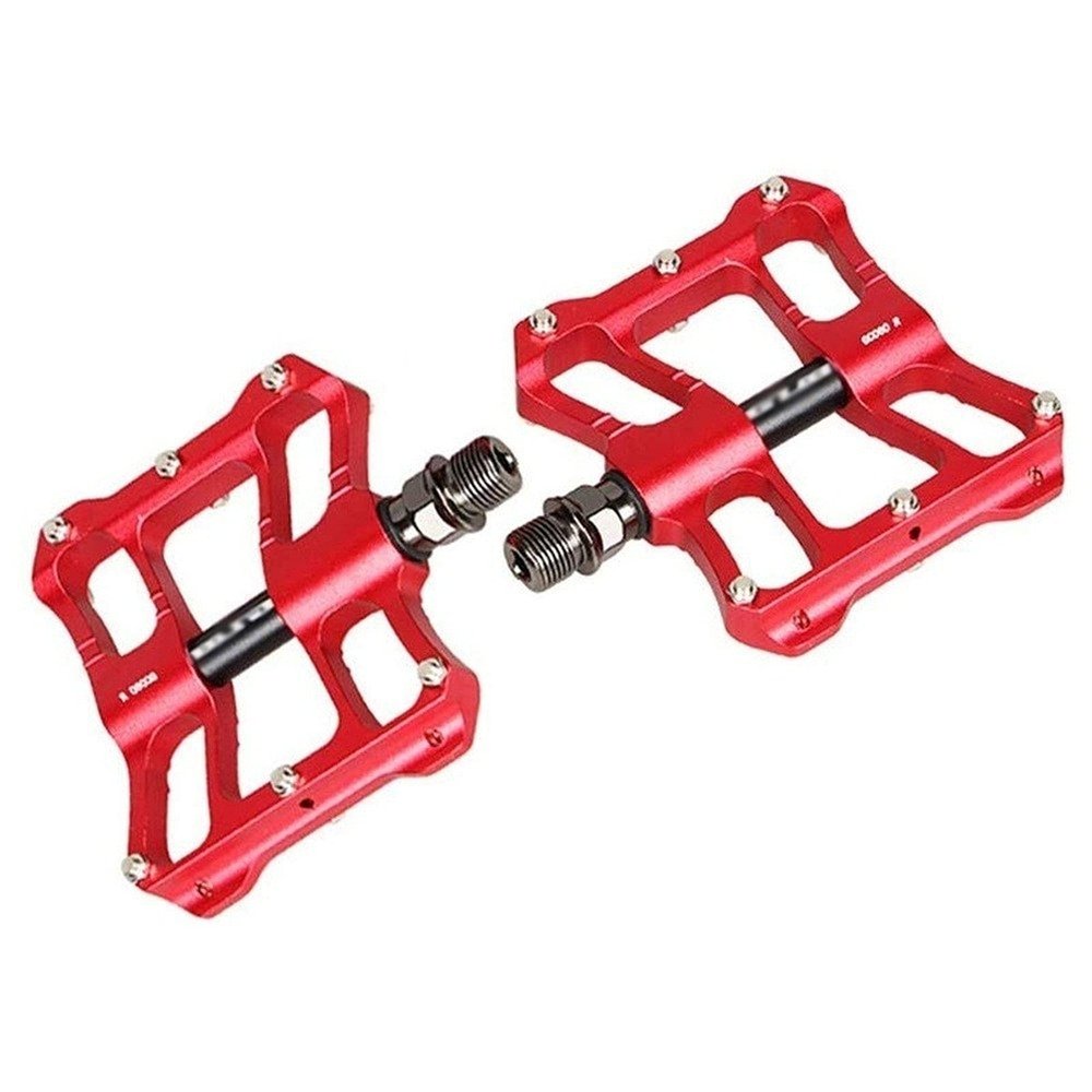 UOOD Bike Pedals, New Aluminum Alloy Mountain Road Bike Hybrid Pedals,Anti Skid Durable Bicycle Cycling Pedals Strong, Durable and Light Weight