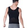 Mens Slimming Body Shaper Vest Chest Compression Shirt Abs Abdomen Slim Tank Top Undershirt Shaper M-3XL(Color:,Size:XXL) view 3