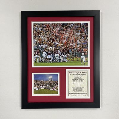 Legends Never Die, Inc. Mississippi State Bulldogs Baseball | 2021 CWS National Champions | 12"x15" Framed Photo Collage