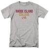 Rhode Island College Official Stacked Unisex Adult T-Shirt, Stacked, 5X-Large view 1