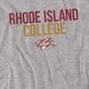 Rhode Island College Official Stacked Unisex Adult T-Shirt, Stacked, 5X-Large view 2