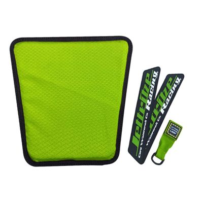 Jettribe "Black Out Color Accessory Kit | Logo, Back Plate, Lanyard Loop 6 Color Options (Green)