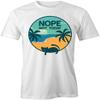 Nope Not Today Cat T-Shirt | White, Printed Tees, Graphic Tshirts view 1
