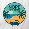 Nope Not Today Cat T-Shirt | White, Printed Tees, Graphic Tshirts view 2
