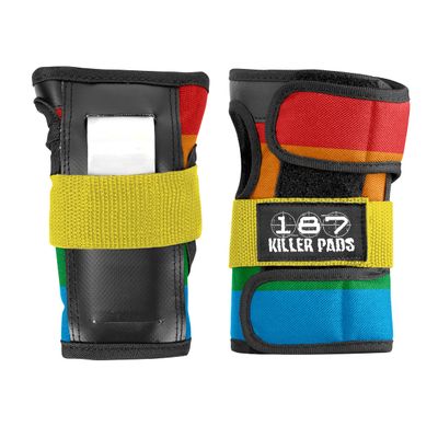 187 Killer Pads Triple Eight -Wrist Guard - JR Rainbow (WGJR872)