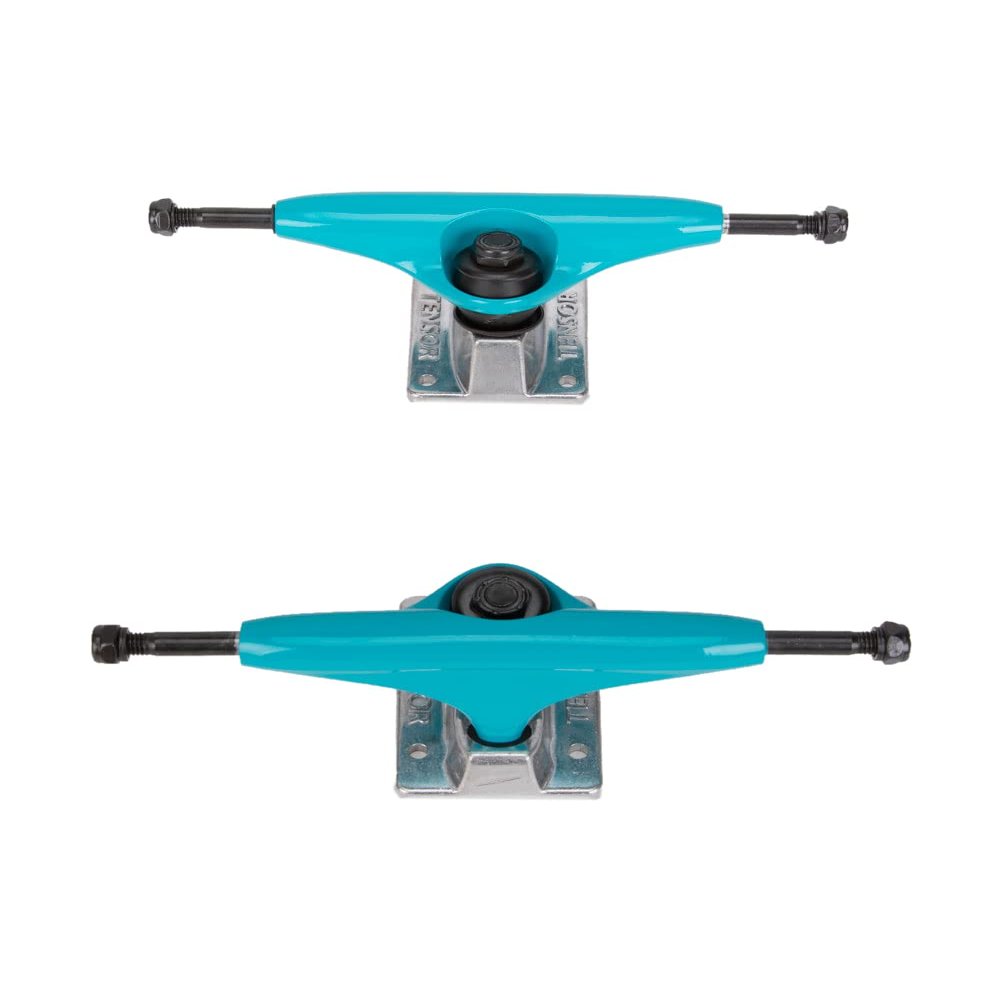 Tensor Alloys Skateboard Trucks - Aqua/Raw - 5