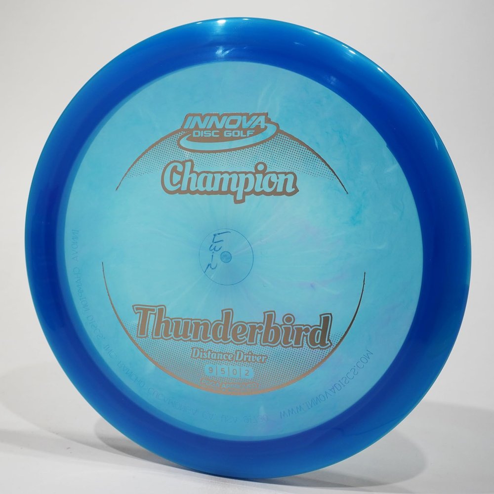 Innova Champion Thunderbird Disc Golf Distance Driver, Pick Color/Weight [Stamp & Exact Color May Vary] Blue 167-169 Grams