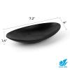Azure Zone, A5 Melamine Ship Jewelry Trinket Tray Dish Organizer Ring Holder for Food Safe Dishware Decorative Frosted Black view 2