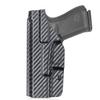 WARRIORLAND IWB Carbon Fiber Kydex Holster, Compatible with Glock 17 19 19X 44 45 Gen 3 4 5 & Glock 23 32 Gen 3 4 Pistol, Inside Waistband Concealed Carry, Adj. Cant & Retention view 2