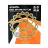Alligator Brake iWAVE MTB Road Bike Disc Brake Rotor 160mm, 2PCS, Ti Gold, AR2405 view 2