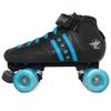Bont Roller Skates - Children's Quadstar with Glow Light Up Led Wheels - Indoor and Outdoor - Boys - Girls - Kids (Black Silver, 3.5) view 2