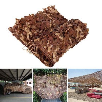 LGLFDJ Camo Netting with Mesh Backing, Hunting Blinds Desert Military Woodland Camouflage Net Bike Camo Shade Netting Blind for Hunting Camping Shelters Lightweight and Durable Camo Net