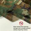 GRVCN 300D Camouflage Netting Camo Burlap Blind Material Cover for Hunting Ground Blinds Wargames Wildlife Photography view 3