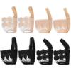 Healifty 4 Pairs Lace Shoe Straps for High Heels, Anti-Slip Sheel Loose Shoe Straps Detachable Elastic Boot Laces for Women view 1