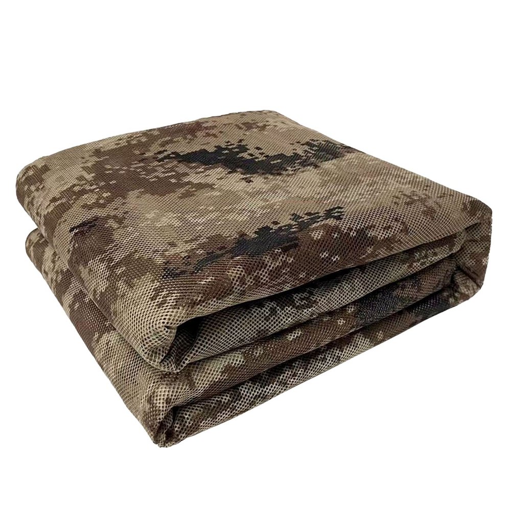 GRVCN 300D Camouflage Netting Camo Burlap Blind Material Cover for Hunting Ground Blinds Wargames Wildlife Photography